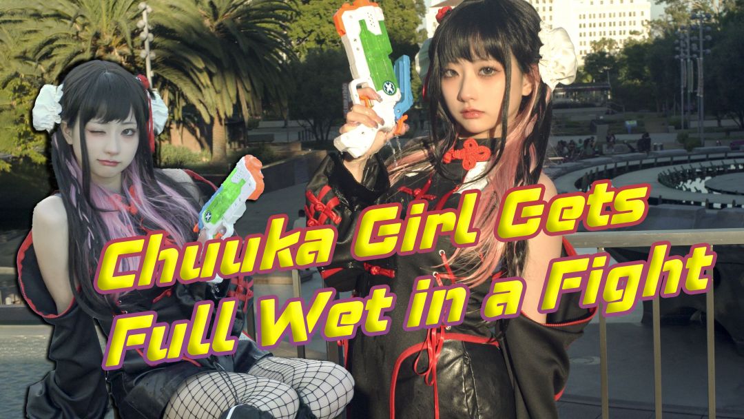 Cute Cosplay Girl Gets Soaked In Chinese Inspired Outfit Wendy Gets Fully Wet In Water Slpash